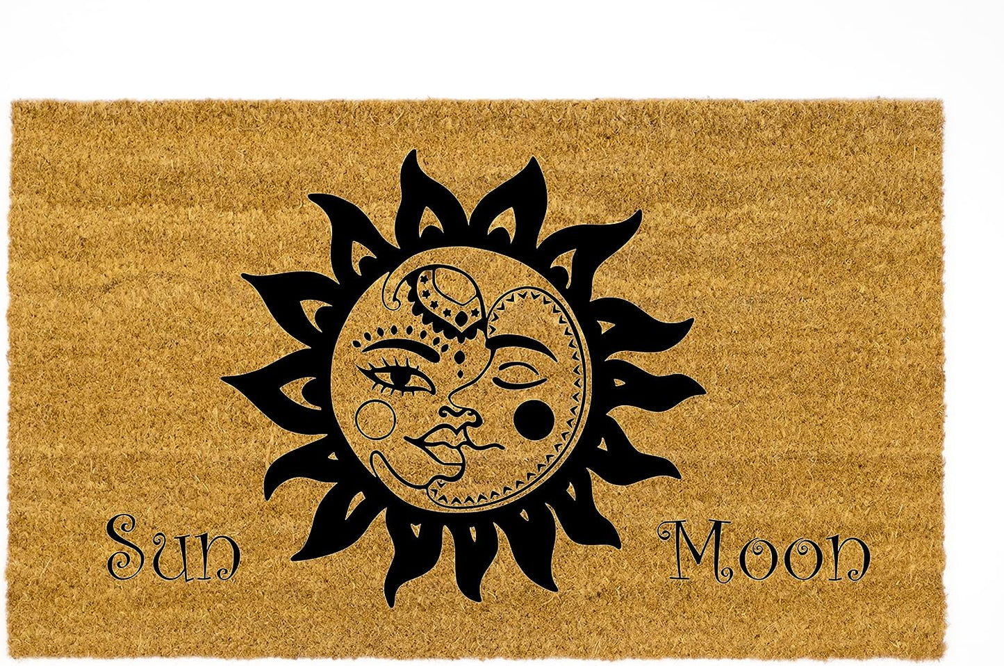 Sun Moon Celestial Designer Doormat Tarot Best Door Decor Welcome Mat New House Presents - Wedding Registry Bridesmaid Anniversary Valentine Birthday Gift